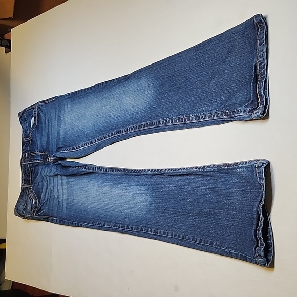 Rue 21 Jeans Womens Mid-Rise Boot Cut Blue Denim Juniors 5/6 - Picture 1 of 11